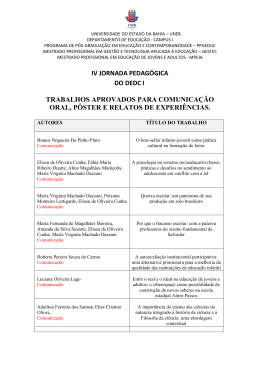 iv jornada pedag&oacute;gica do dedc i trabalhos aprovados para