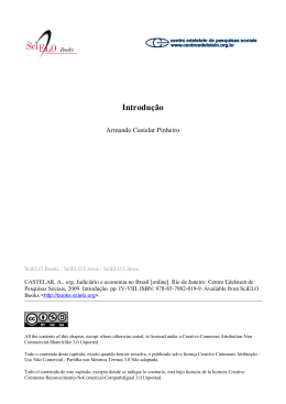 Introdu&ccedil;&atilde;o - SciELO Livros
