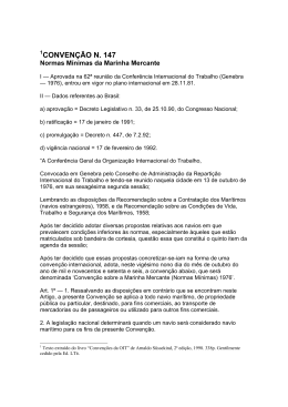 C147 Convenção sobre as Normas Mínimas na Marinha