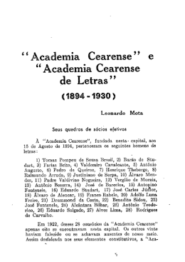 e Academia Cearense de Letras