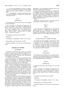 Decreto-Lei n.º 57/2007