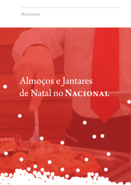 Restaurante Nacional Catering pre&ccedil;os sob consulta