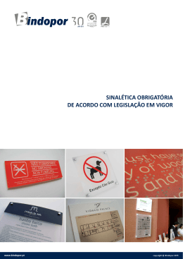 sinal&eacute;tica obrigatoria de acordo com legisla&ccedil;&atilde;o em