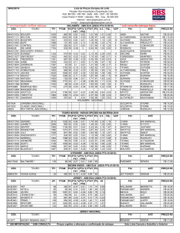 ** em importa&ccedil;&atilde;o verificar estoque * sob consulta
