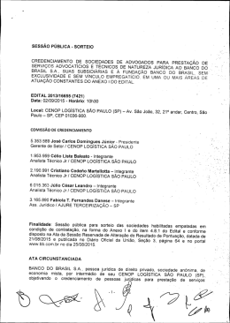 Ata Sessão Pública Sorteio
