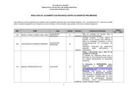 julgamento de recursos