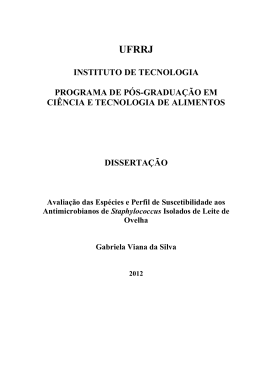 instituto de tecnologia programa de p&oacute;s-gradua&ccedil;&atilde;o em ci&ecirc;ncia
