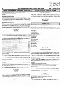 DOE - Ratifica&ccedil;&atilde;o de Dispensa