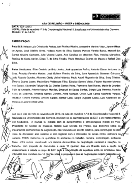 Ata reunião VIGEP e Sindicatos