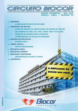 Jornal Circuito - Edição: Março / Abril 2012