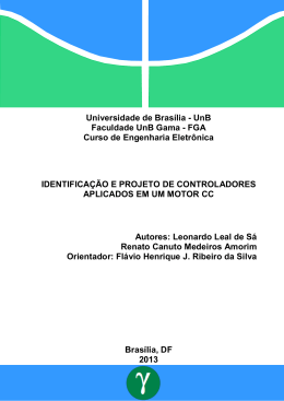 PROPOSTA DE REGRAS PARA PROJETO DE GRADUA&Ccedil;&Atilde;O