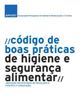 aplicação dos princípios de haccp para a hotelaria e