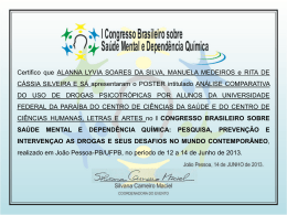 P&ocirc;steres - CCHLA - Universidade Federal da Para&iacute;ba