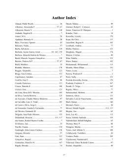 Author Index