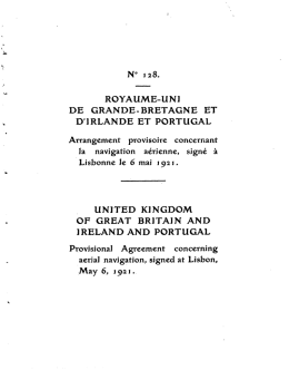 ROYAUME-UNI DE GRANDE-BRETAGNE ET
