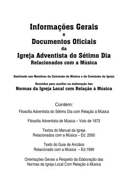 Apostila "Informa&ccedil;&otilde;es Gerais e Documentos