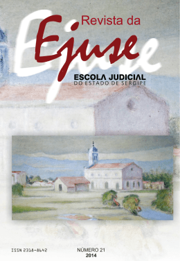 Revista da Ejuse 21 - Di&aacute;rio da Justi&ccedil;a de Sergipe