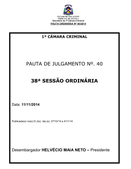 - Tribunal de Justi&ccedil;a do Estado do Tocantins