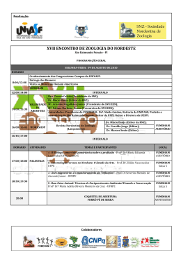 Programa&ccedil;&atilde;o Geral