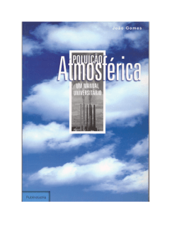 Poluição Atmosférica - Um Manual Universitário - João Gomes