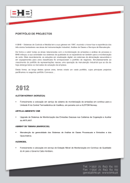 PORTF&Oacute;LIO DE PROJECTOS