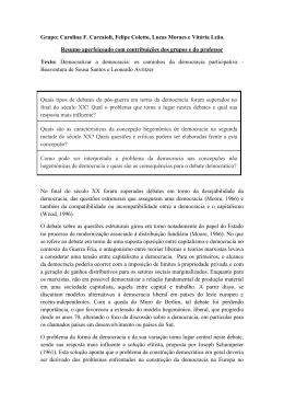 Resumo aprimorado de Boaventura de Sousa Santos grupo 1