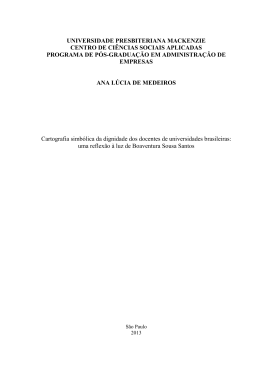 Ana Lucia de Medeiros - Universidade Presbiteriana Mackenzie