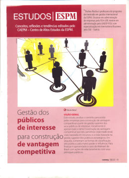 *Thelma Rocha &eacute; professora do programa de mestrado em
