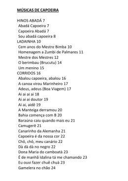 MÚSICAS DE CAPOEIRA HINOS ABADÁ 7 Abadá