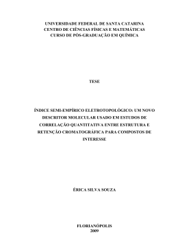 &Iacute;ndice semi-emp&iacute;rico eletrotopol&oacute;gico: um novo descritor molecular