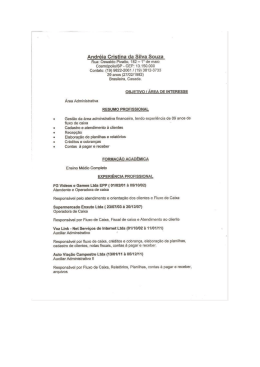 Andrgigl Crisﬂna da Silva Souza