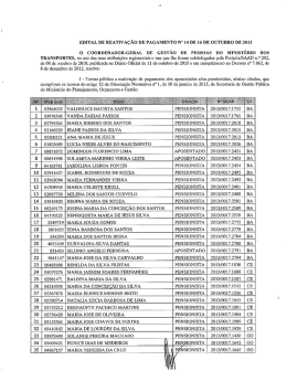14/2013 - Ministério dos Transportes