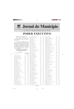 PODER EXECUTIVO - Prefeitura Municipal de Caxias do Sul