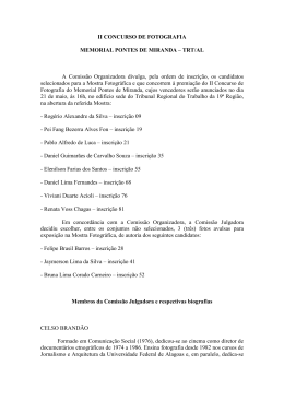 II CONCURSO DE FOTOGRAFIA MEMORIAL