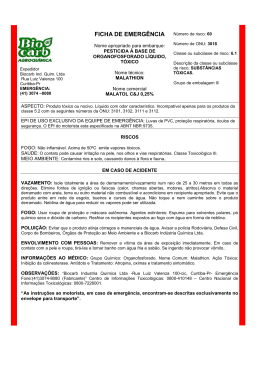 Ficha de Emergência