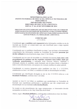 Resultado definitivo