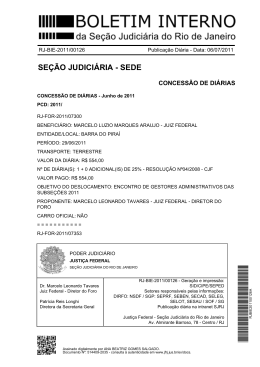 se&ccedil;&atilde;o judici&aacute;ria - sede - Justi&ccedil;a Federal &ndash; Se&ccedil;&atilde;o Judici&aacute;ria do Rio