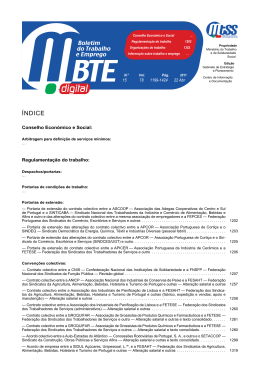 BTE 15/2011 - Boletim do Trabalho e Emprego