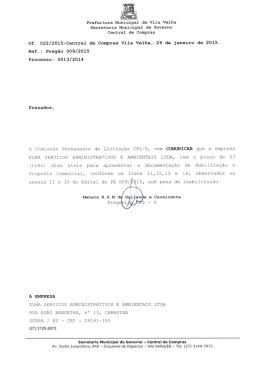 Ofício Convocação Elma