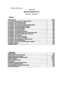 SERVI&Ccedil;OS ADMINISTRATIVOS (Indice 222 - 4