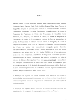 EDITAL - Junta de Freguesia de Ramalde