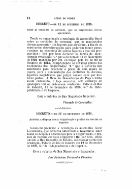 M .teres no PODER DECRETO-DE M DE sETEMBno DE 1826.