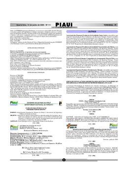 P&aacute;g. 006 - Outros - Governo do Estado do Piau&iacute;