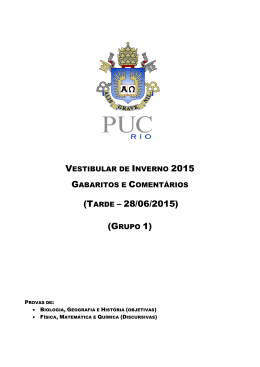 grupos 1, 3 e 4 - PUC-Rio