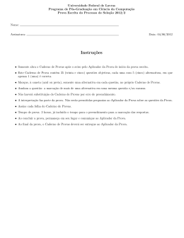Prova com respostas