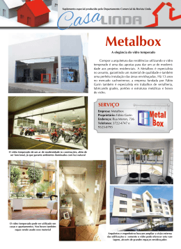 Metalbox - Revista Linda