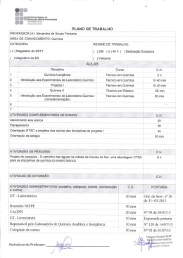 PROFESSOR (A): Alexandra de Souza Fonseca