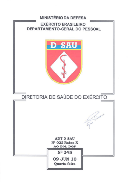 `D snU i - DSau - Exército Brasileiro