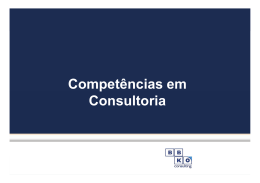 Competências em Competências em Consultoria