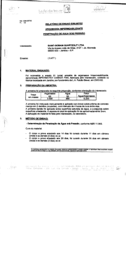 Interessado: Ensaios:
